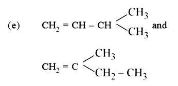 Compare heat of hydrogenation (Decreasing order)