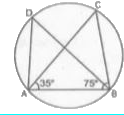 चित्र में, यदि angle ABC=75^(@) और ∠BAC=35^(@)  हो, तो angleADB होगा: