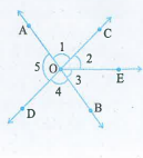 संलग्न आकृति में: angle 5 का शीर्षभिमुख कोण क्या है?