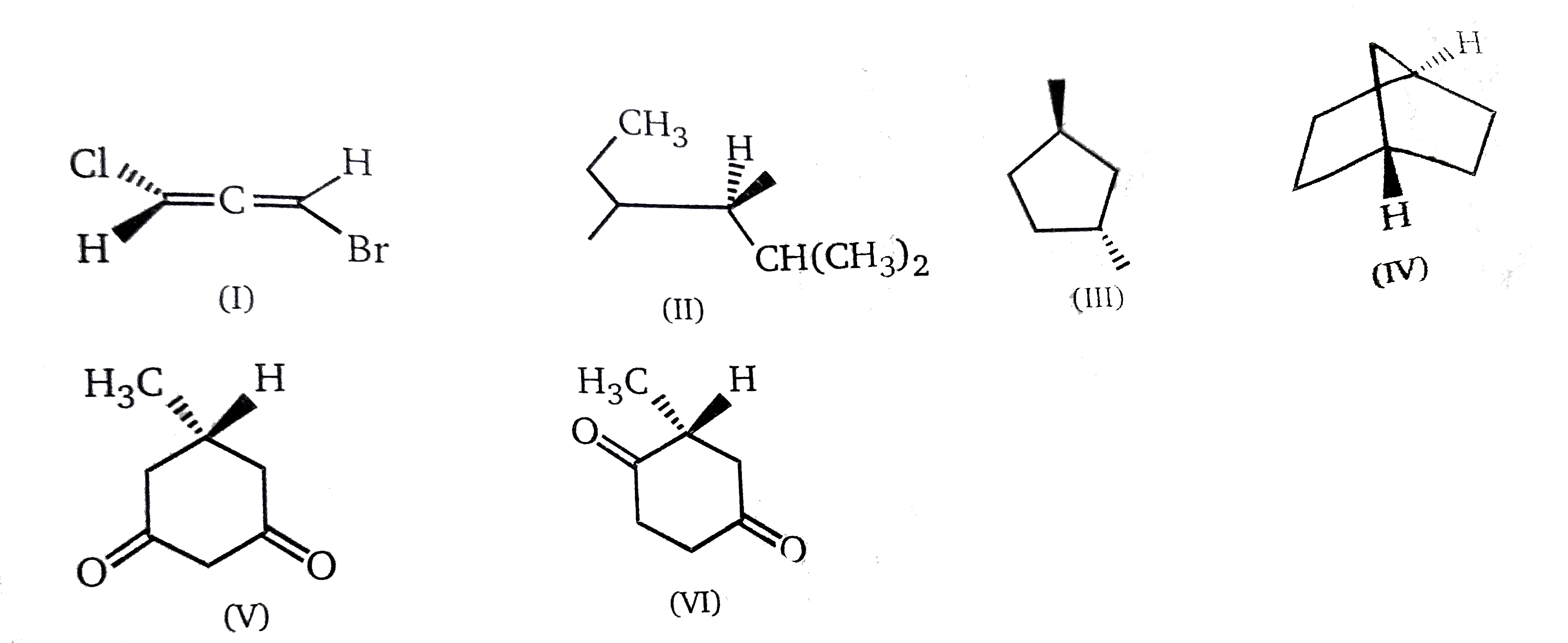Which of the following molecules is (are) chiral ?