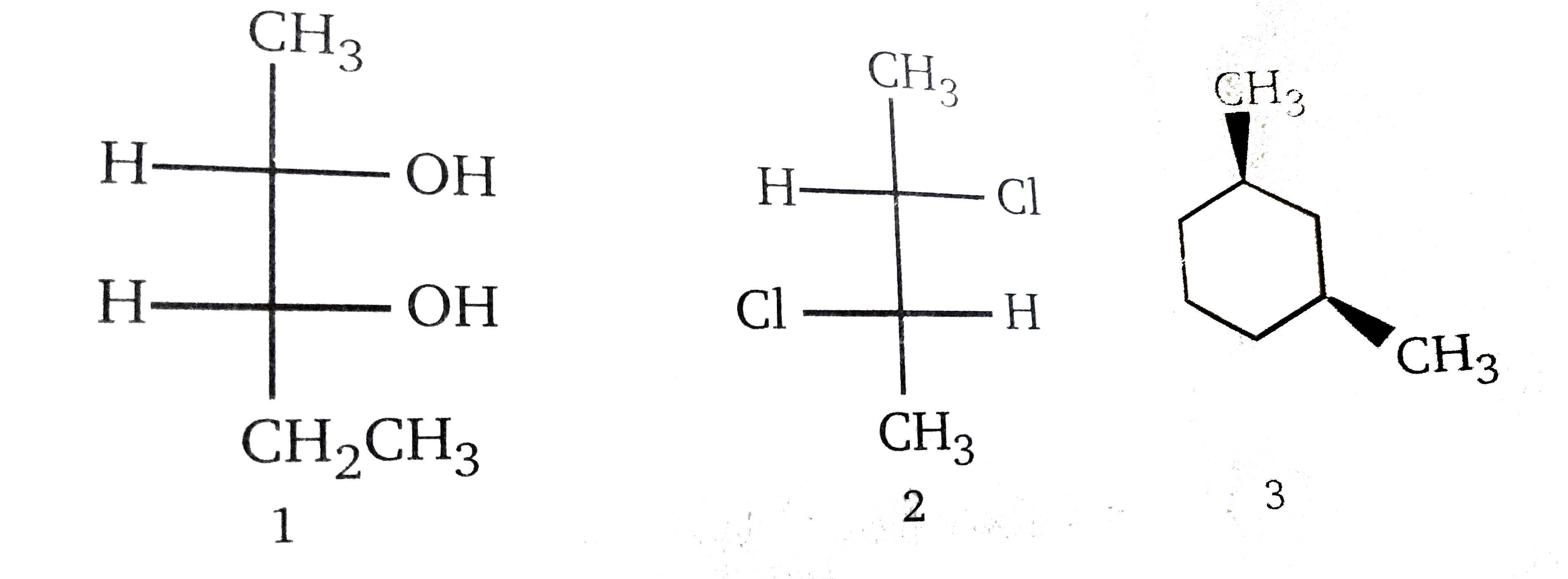 Which of the following compounds are meso forms ?