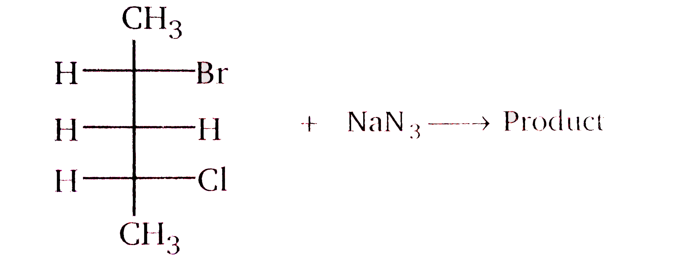 What is the pricipal product of the following reaction ?