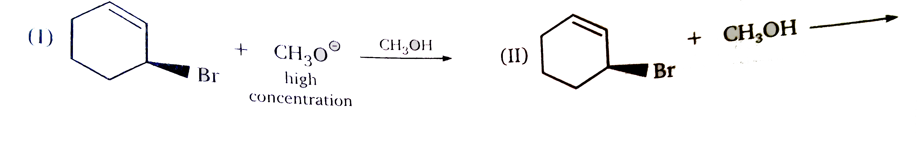 Choose the suitable opition for the correct mechanism for the following reaction .