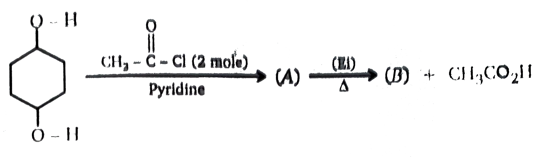 Product (B) of given reaction is :