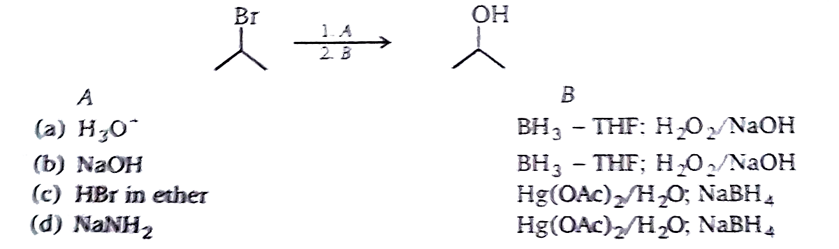 which of the reagents shown below would accomplish the following reansformation ?