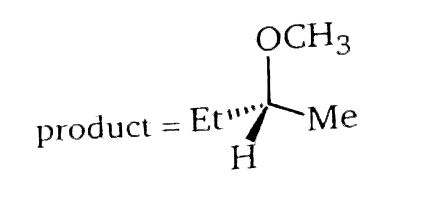 The  back side  attack on -- bromobutan by methoxide (CH(3)O^(-)) gives the product shown below j. which fischer projeaction represents 2-bromobutane used a sthe reactant in  this raction ?