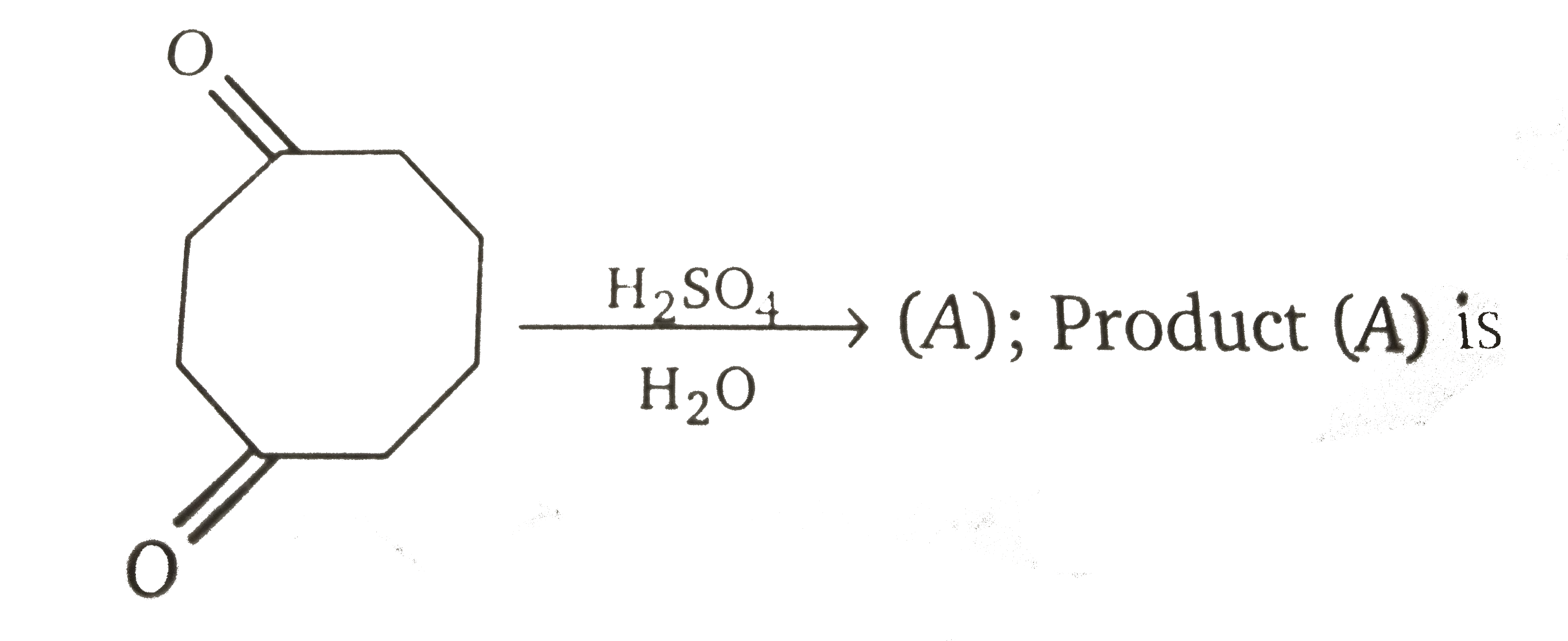 This is an example of an interamolecular aldol reaction:   Product (A) is: