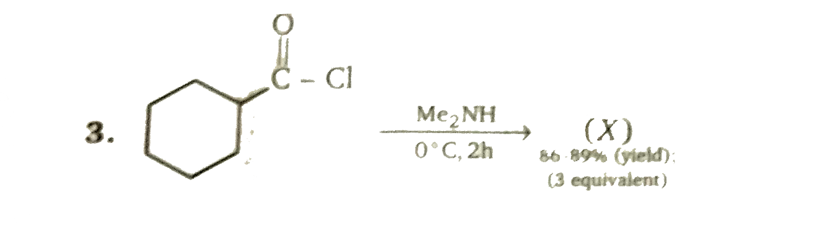 Product (X) of the reaction is: