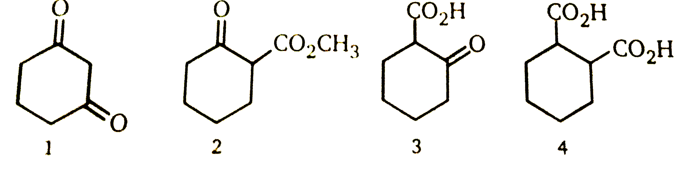 Which of the following compounds will undergo decarboxlation on heating?