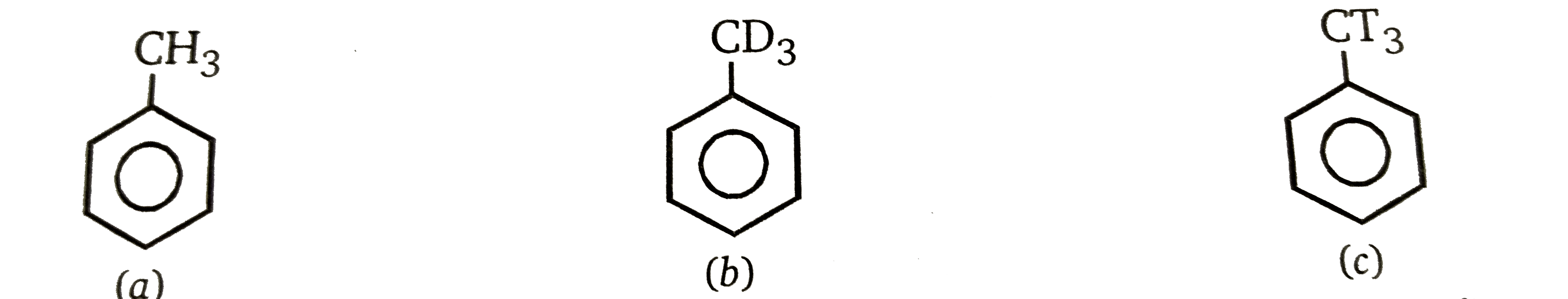 Arrange the following in decreasing order of reactivity towards EAS (electrophilic aromatic substitution)   (a)