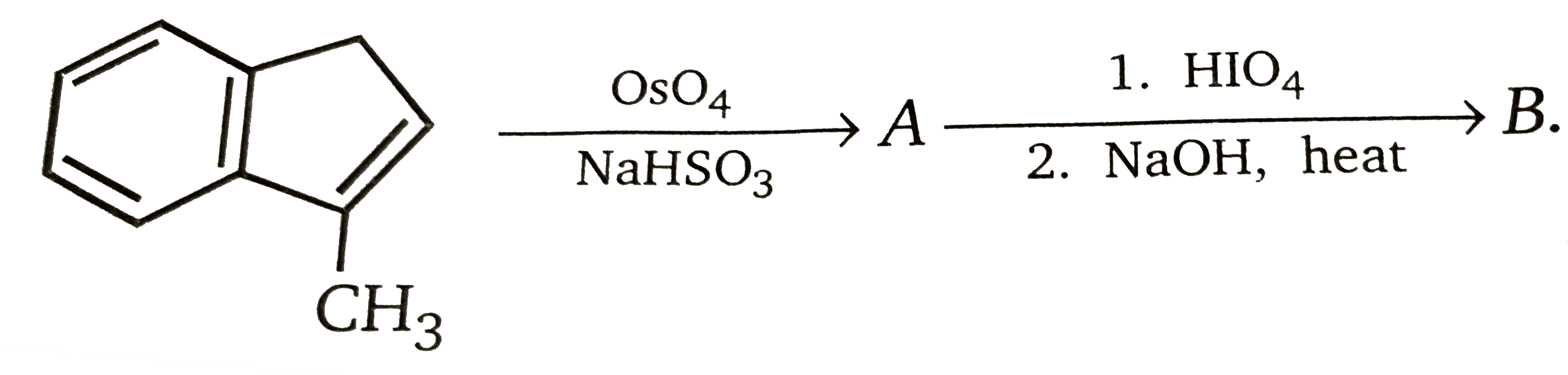 Consider the following sequence of reactions.    . The final product (B) is:
