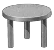 A solid circular disk has a mass of 1.2 kg and a radius of 0.16 m. Each of three identical thin rods has a mass of 0.15 kg. The rods are attached perpendicularly to the plane of the disk at its outer edge to form a three-legged stool. Find the moment of inertia of the stool with respect to an axis that is perpendicular to the plane of the disk at its center.
