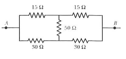 In the adjoing circuit, find the branches in which the current is the same. Hence, redraw the circuit so that we can find the equivalent resistance of the circuit by simple series parallel analysis.