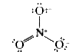 The following is one way of writing the structure of the nitrate ion:     However ,considerable physical evidence indicates that all three nitrogen -oxygen bonds are equivalent and that they have the same length , a bond distance between that expected for a nitrogen -oxygen single bond and a nitrogen -oxygen double bond . Explain this terms of resonance theory .