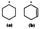 Compare the stabilities of the following intermediates :