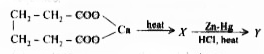 Identify the product Y in the following reaction sequence.