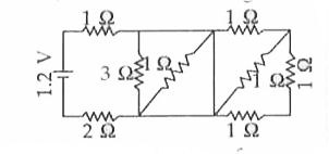 In the given circuit, the current in the circuit is