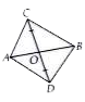 In figure, ABC and ABD are two triangles on the same base AB. If line segment CD is bisected by AB at O , show that ar(triangleABC)=ar(triangleABD).