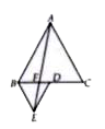 In figure, ABC and BDE are two equilateral triangles such that D is the mid-point of BC. If AE intersects BC at F, show that       ar(DeltaBDE) = 1/4 ar(DeltaABC)