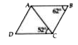 In the given quadrilateral ABCD (not drawn to scale) BC=AC=AD. Find the sum of /DAC and /ACB.
