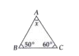 Find the value of unknown x in the following diagrams :