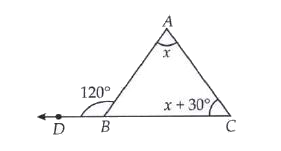 Find angleACB in the given figure .