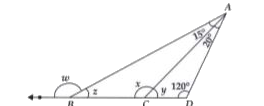 Find the values of the unknown variables in the given figure .