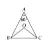 In Delta ABC , the angle bisectors of angleB and angle C  meet at O . If angle A = 60^(@) find angle BOC.