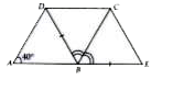 In the adjoining figure, ABCD is a parallelogram. find the measure of angleBCE.