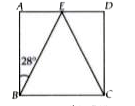 In the given figure (not drawn to scale), ABCD is a square such that AE = DE. Find angleBEC.