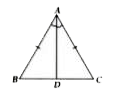 In the adjoining figure, DeltaABC is an isosceles triangle in which AB = AC and AD is the bisector of angleA. Prove that:      BD = CD