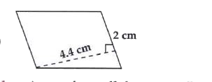 Find the area of each of the parallelogram: