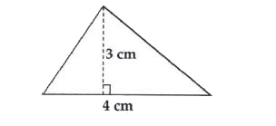 Find the area of each of triangle