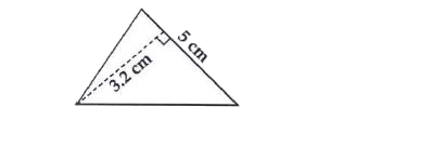 Find the area of each of triangle