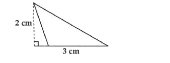 Find the area of each of triangle