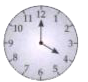 Find the angle formed by two hands of clock when it shows the time 4 O' clock.