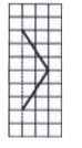 Copy the following on a squared paper. A squared paper is what you would have used in your arithmetic notebook in earlier classes. Then complete them such that the dotted line is the line of symmetry.