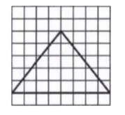 Copy the triangle in each of the following figures on squared paper. In each case, draw the line(s) of symmetry, if any and identify the type of triangle. (Some of you may like to trace the figures and try paper-folding first!)