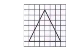 Copy the triangle in each of the following figures on squared paper. In each case, draw the line(s) of symmetry, if any and identify the type of triangle. (Some of you may like to trace the figures and try paper-folding first!)