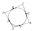 A quadrilateral ABCD is drawn to circumscibe a circle (see figure.)