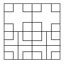 How many squares are there in the given figure?