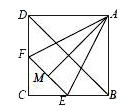 In the given figure, if ABCD is a square and EF is parallel to diagonal BD and EM = FM, then which of the following is correct?   (i) DF = BE   (ii) AM bisects angle BAD