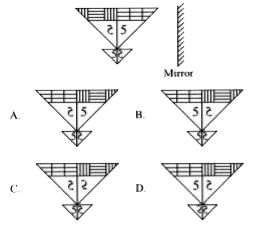 Select the correct mirror image of the given figure.