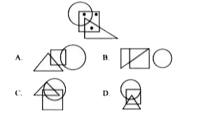 Which of the following options does not satisfy the same conditions of placement of dos as in the given figure?