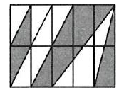 What fraction of the given figure is unshaded?