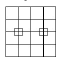 Find the number of squares in the given figure.