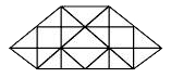 Find the number of triangles formed in the given figure.
