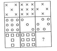 Select a figure from the options which will complete the given figure matrix.