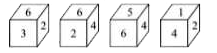 Four different positions of a dice are shown below.         What is the sum of the numbers opposite to 5 and 3?