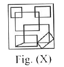 Which of the following figures is NOT exactly embedded in Fig. (X) as one of its parts?